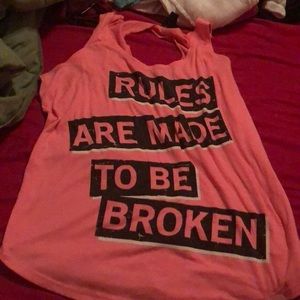 I am selling a pink summer shirt .